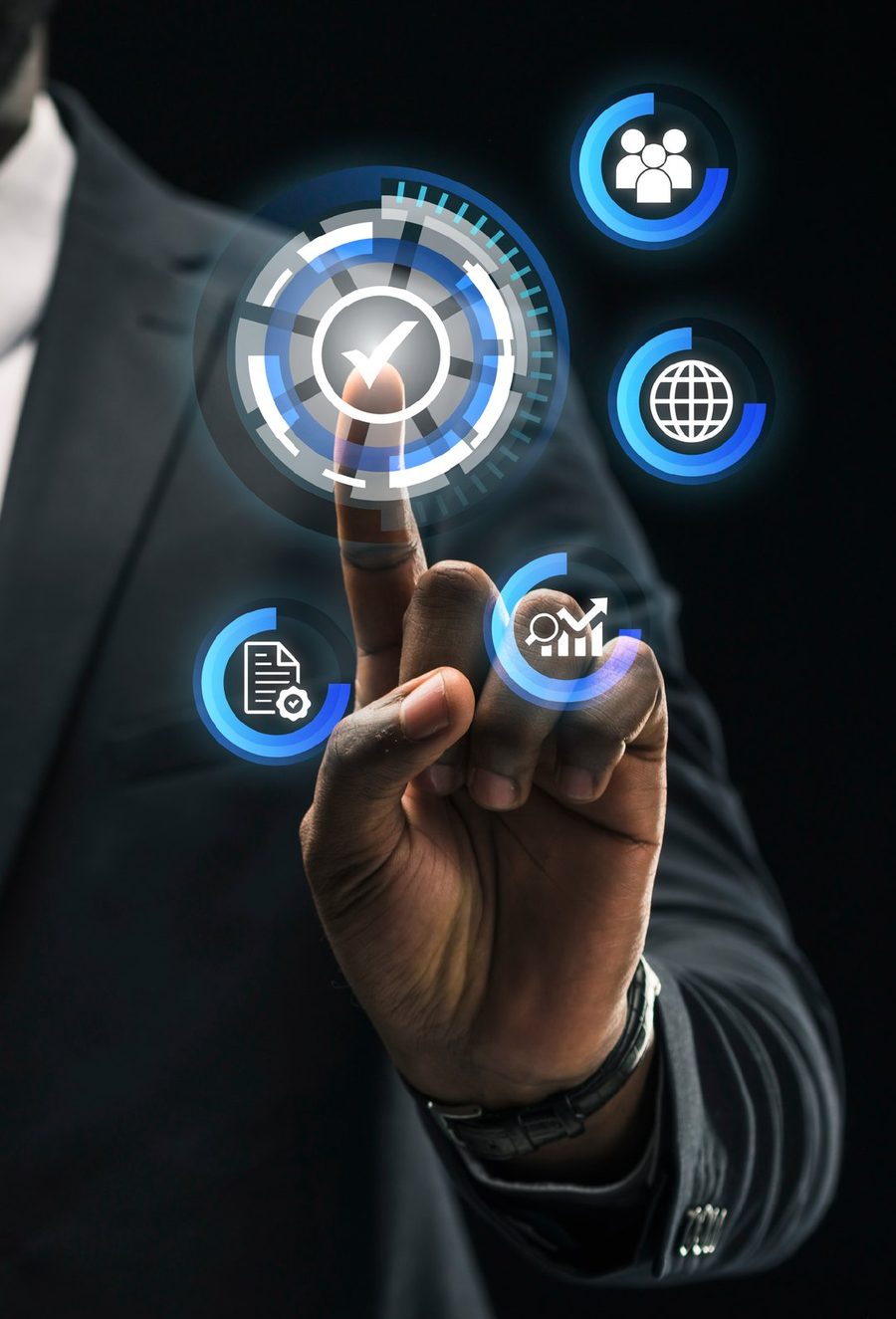 HILATECH – Hand activating a digital interface