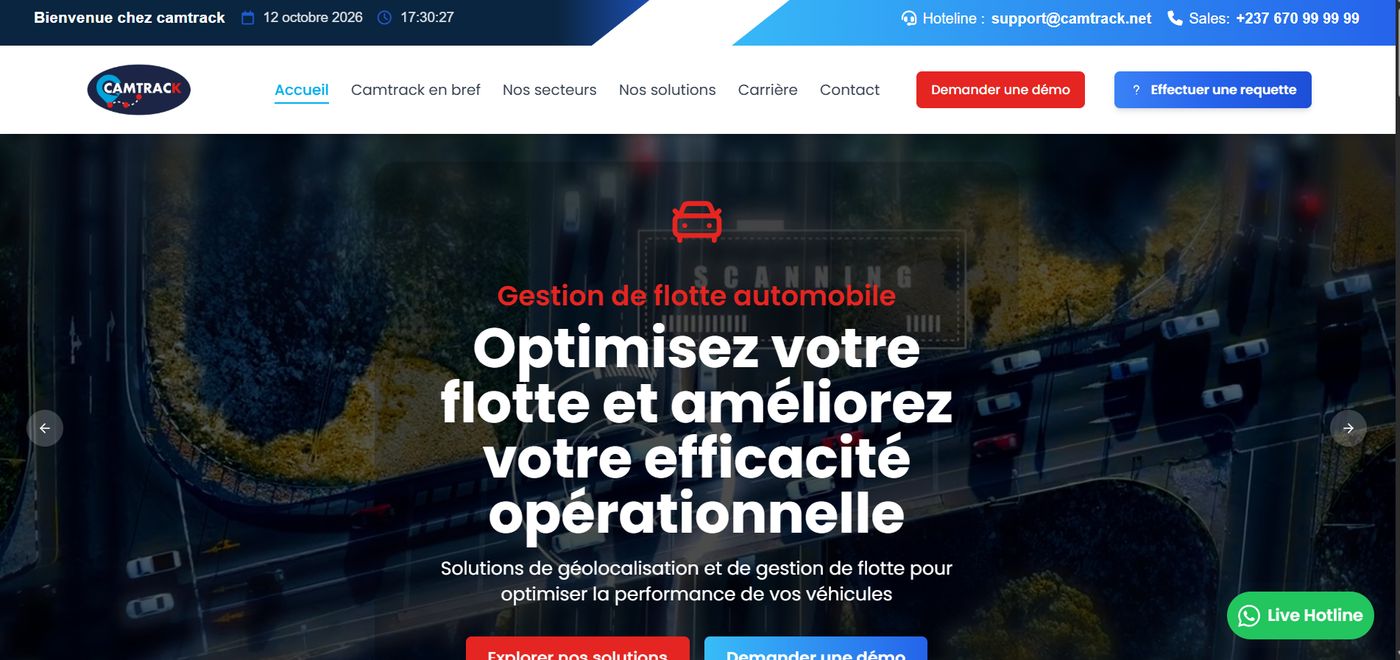 HILATECH – Camtrack home page